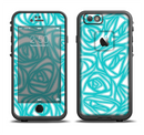 The Vector Subtle Blues Pattern Apple iPhone 6/6s LifeProof Fre Case Skin Set