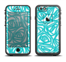 The Vector Subtle Blues Pattern Apple iPhone 6/6s Plus LifeProof Fre Case Skin Set