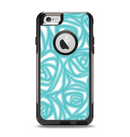 The Vector Subtle Blues Pattern Apple iPhone 6 Otterbox Commuter Case Skin Set
