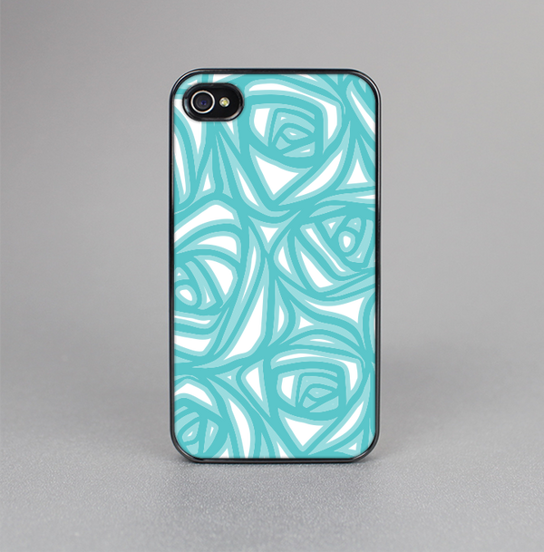 The Vector Subtle Blues Pattern Skin-Sert for the Apple iPhone 4-4s Skin-Sert Case