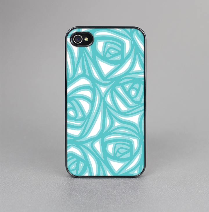 The Vector Subtle Blues Pattern Skin-Sert for the Apple iPhone 4-4s Skin-Sert Case