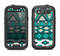 The Vector Teal & Green Aztec Pattern  Samsung Galaxy S3 LifeProof Fre Case Skin Set