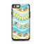 The Vector Teal & Green Snake Aztec Pattern Apple iPhone 6 Otterbox Symmetry Case Skin Set