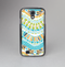 The Vector Teal & Green Snake Aztec Pattern Skin-Sert Case for the Samsung Galaxy S4