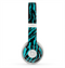 The Vector Teal Zebra Print Skin for the Beats by Dre Solo 2 Headphones