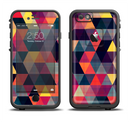 The Vector Triangular Coral & Purple Pattern Apple iPhone 6/6s Plus LifeProof Fre Case Skin Set