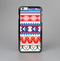 The Vector White-Blue-Red Aztec Pattern Skin-Sert for the Apple iPhone 6 Skin-Sert Case