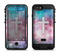 The Vector White Cross v2 over Colorful Neon Space Nebula Apple iPhone 6/6s LifeProof Fre POWER Case Skin Set