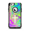 The Vector White Cross v2 over Neon Color Fushion Apple iPhone 6 Otterbox Commuter Case Skin Set