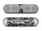 The Vector White and Black Segmented Swirls Skin for the Beats by Dre Pill Bluetooth Speaker