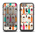The Vectored Color Wine Glasses & Bottles Apple iPhone 6/6s LifeProof Fre Case Skin Set