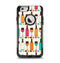 The Vectored Color Wine Glasses & Bottles Apple iPhone 6 Otterbox Commuter Case Skin Set