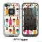 The Vectored Color Wine Glasses & Bottles Skin for the iPhone 4 or 5 LifeProof Case