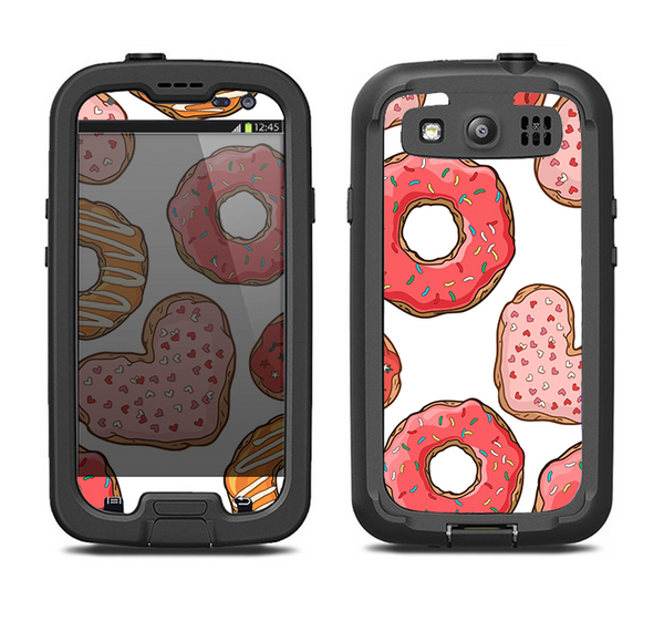 The Vectored Love Treats Samsung Galaxy S3 LifeProof Fre Case Skin Set