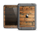The Vertical Raw Aged Wood Planks Apple iPad Air LifeProof Fre Case Skin Set
