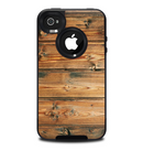 The Vertical Raw Aged Wood Planks Skin for the iPhone 4-4s OtterBox Commuter Case