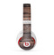 The Vertical Raw Dark Aged Wood Planks Skin for the Beats by Dre Studio (2013+ Version) Headphones