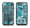 The Vibrant Blue Butterfly Plaid Apple iPhone 6/6s Plus LifeProof Fre Case Skin Set