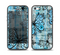 The Vibrant Blue Butterfly Plaid Skin Set for the iPhone 5-5s Skech Glow Case