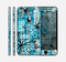 The Vibrant Blue Butterfly Plaid Skin for the Apple iPhone 6 Plus