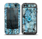 The Vibrant Blue Butterfly Plaid Skin for the iPod Touch 5th Generation frē LifeProof Case