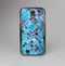 The Vibrant Blue Glow-Tiles Skin-Sert Case for the Samsung Galaxy S4