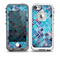 The Vibrant Blue Glow-Tiles Skin for the iPhone 5-5s fre LifeProof Case