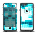 The Vibrant Blue HD Blocks Apple iPhone 6/6s Plus LifeProof Fre Case Skin Set
