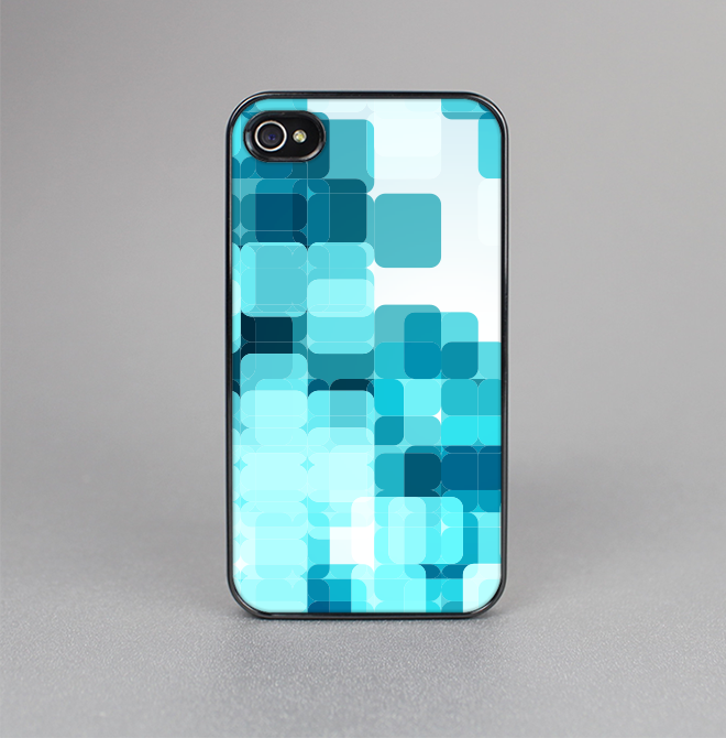 The Vibrant Blue HD Blocks Skin-Sert for the Apple iPhone 4-4s Skin-Sert Case