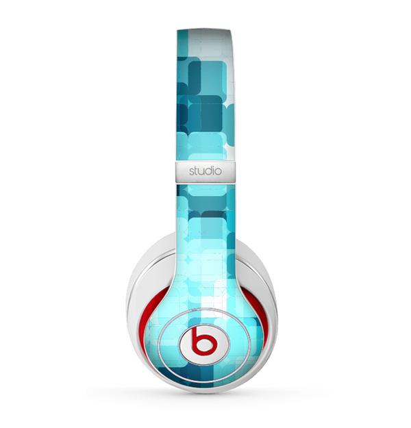 The Vibrant Blue HD Blocks Skin for the Beats by Dre Studio (2013+ Version) Headphones
