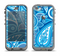 The Vibrant Blue Paisley Design Apple iPhone 5c LifeProof Nuud Case Skin Set