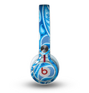The Vibrant Blue Paisley Design Skin for the Beats by Dre Mixr Headphones