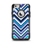 The Vibrant Blue Sharp Chevron Apple iPhone 6 Otterbox Commuter Case Skin Set
