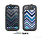 The Vibrant Blue Sharp Chevron Skin For The Samsung Galaxy S3 LifeProof Case