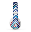 The Vibrant Blue Sharp Chevron Skin for the Beats by Dre Studio (2013+ Version) Headphones