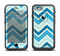 The Vibrant Blue Vintage Chevron V3 Apple iPhone 6 LifeProof Fre Case Skin Set