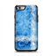 The Vibrant Blue & White Floral Lace Apple iPhone 6 Otterbox Symmetry Case Skin Set
