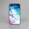 The Vibrant Blue and Pink HD Shards Skin-Sert for the Apple iPhone 4-4s Skin-Sert Case