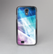 The Vibrant Blue and Pink HD Shards Skin-Sert Case for the Samsung Galaxy S4