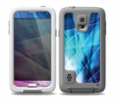 The Vibrant Blue and Pink HD Shards Skin for the Samsung Galaxy S5 frē LifeProof Case