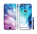The Vibrant Blue and Pink HD Shards Sectioned Skin Series for the Apple iPhone 6s Plus