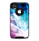 The Vibrant Blue and Pink HD Shards Skin for the iPhone 4-4s OtterBox Commuter Case
