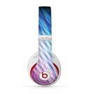 The Vibrant Blue and Pink Neon Interlock Pattern Skin for the Beats by Dre Studio (2013+ Version) Headphones