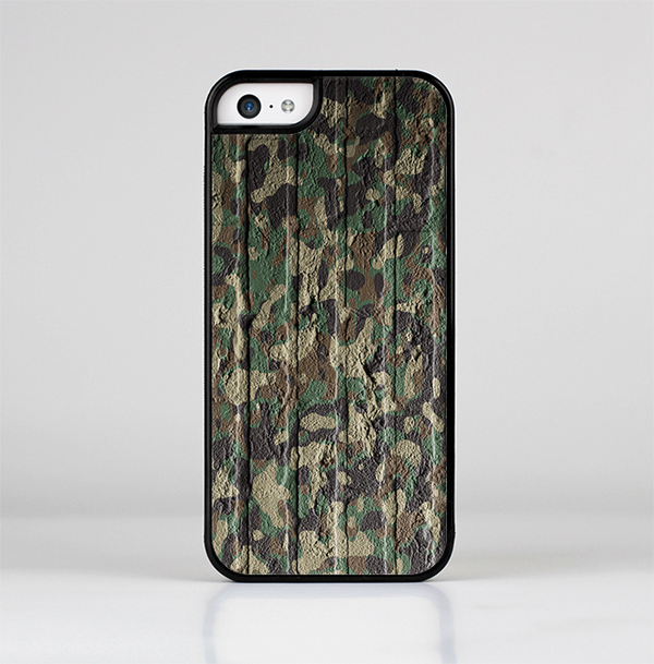 The Vibrant Brick Camouflage Wall Skin-Sert Case for the Apple iPhone 5c