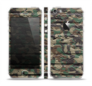 The Vibrant Brick Camouflage Wall Skin Set for the Apple iPhone 5