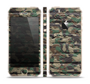 The Vibrant Brick Camouflage Wall Skin Set for the Apple iPhone 5s