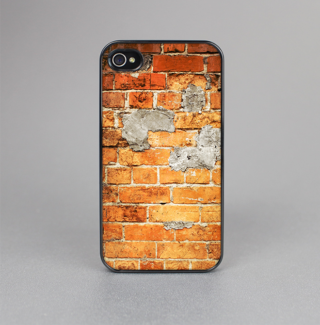 The Vibrant Brick Wall Skin-Sert for the Apple iPhone 4-4s Skin-Sert Case