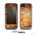 The Vibrant Brick Wall Skin for the Apple iPhone 5c LifeProof Case