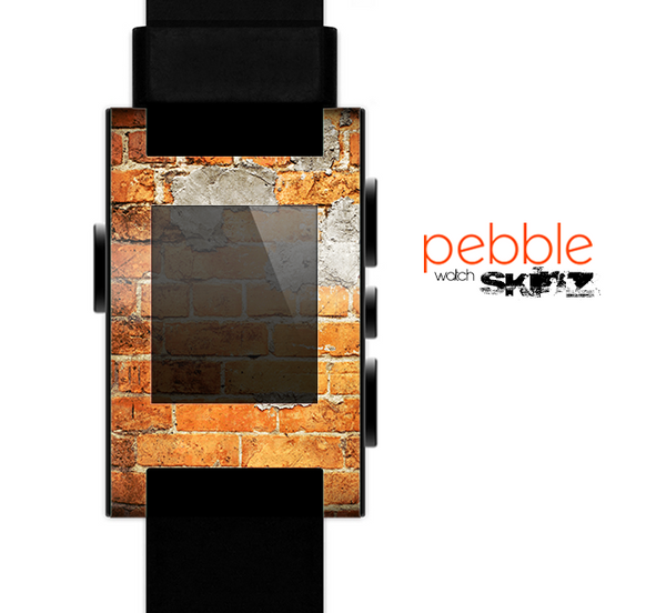 The Vibrant Brick Wall Skin for the Pebble SmartWatch