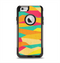 The Vibrant Bright Colored Connect Pattern Apple iPhone 6 Otterbox Commuter Case Skin Set